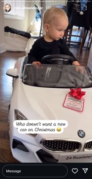 AJ and Tara Allmendinger's son Aero